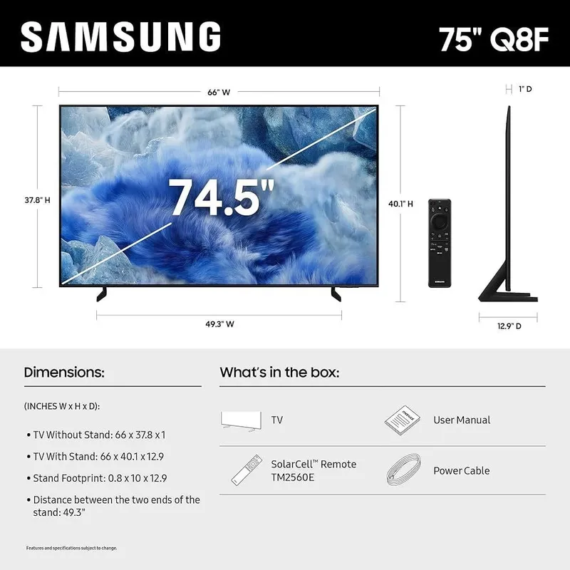 Samsung Телевизор 55 Q7F Qled 60-120Hz оригинал Вьетнам — фото 1