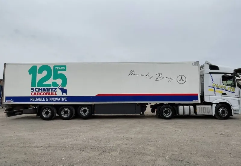 Mercedes Actros 1845 + SCHMITZ Реф Сотилади — фото 7