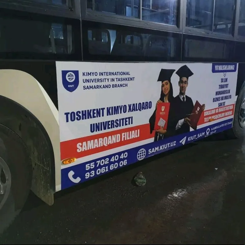 ташки реклама /лед экран /билборд /автобусларда — фото 2