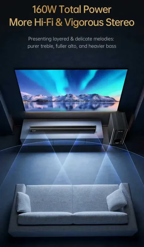 Awei KT22 Караоке Саундбар 160W с микрофоном сабвуфер — фото 1