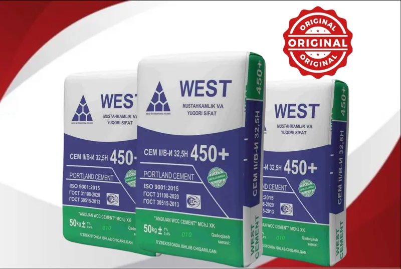 Цемент оптом | sement | cement ORGINAL WEST 450+