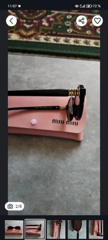 Женские солцезашитние очки.MIU MIU — фото 2