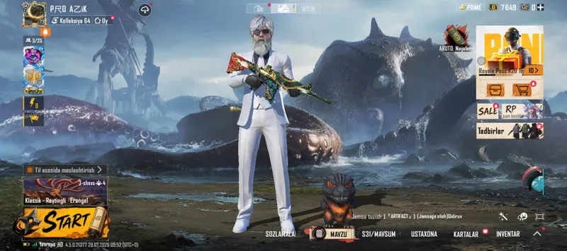 Аккаунт PUBG продаётся 1