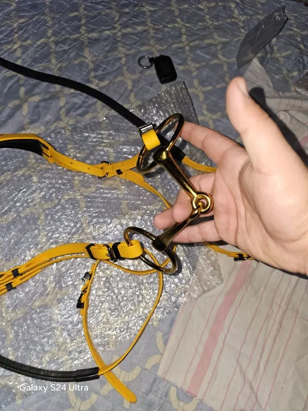 Уздечка для лошади юган jugan ot anjomlari uchun pvc kojadan toy — фото 2