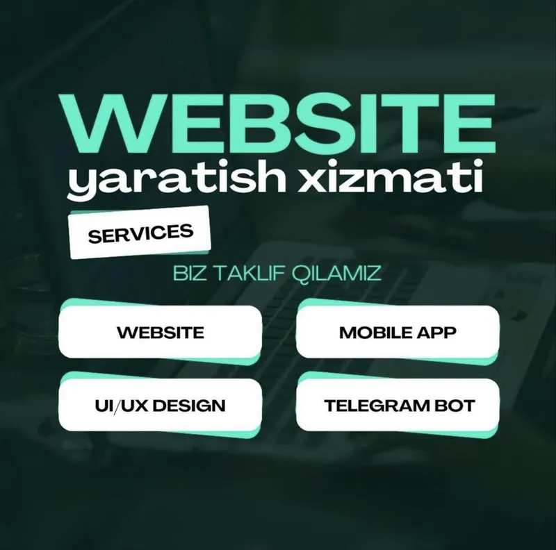 IT xizmatlar | website yaratish