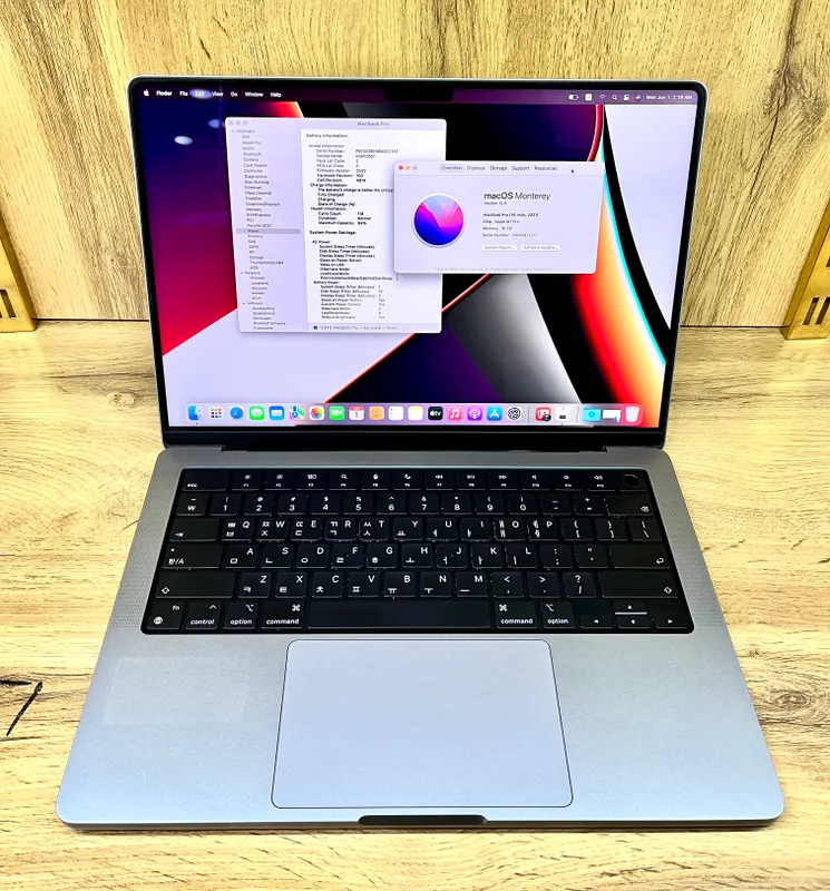 (32GB/512GB) MacBook Pro M1 Pro - Noutbuk Макбук — фото 4