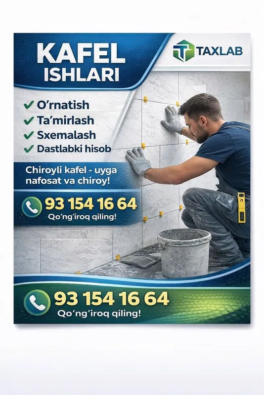 Kafel ishi Кафел иши 24/7