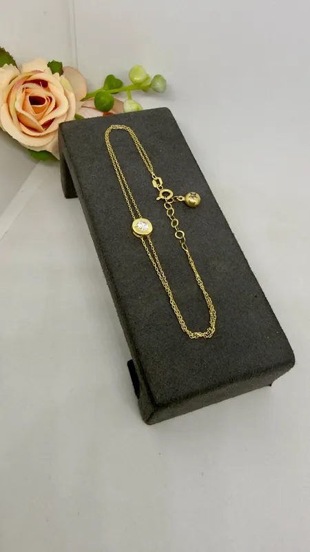 Braslet 585 proba ribiy glaz dlina 19 sm