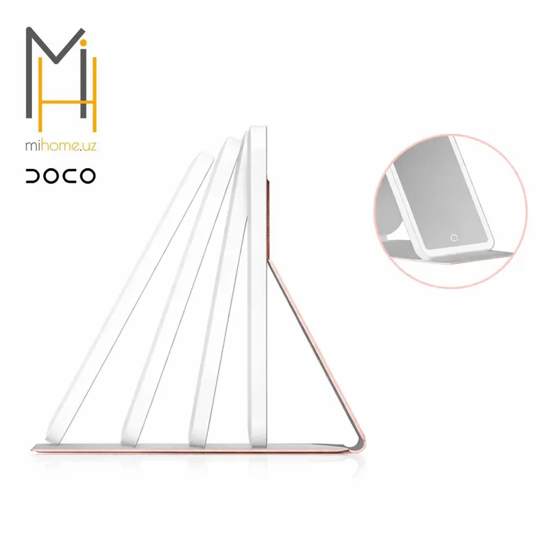 Зеркало для макияжа Xiaomi Doco Lab Sunlight Flat Mirror Max FM008 — фото 2