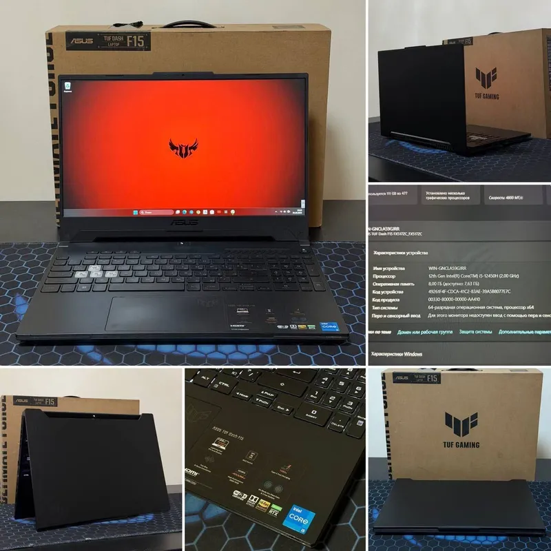Asus tuf Dash F15 Asus tuf Dash F15