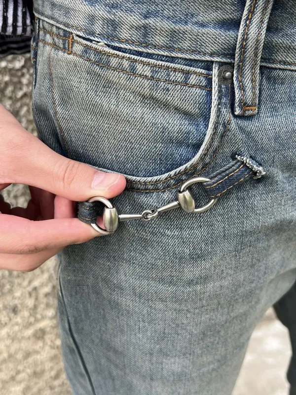 SS26 Gucci by Demna Gvasalia Horsebit Denim — фото 2