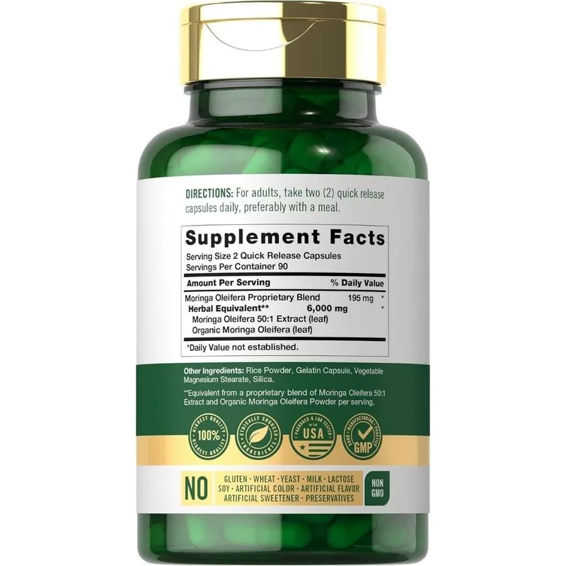 Моринга Масличная Moringa Oleifera 6000мг 180 капсул 2 Моринга Масличная Moringa Oleifera 6000мг 180 капсул 2