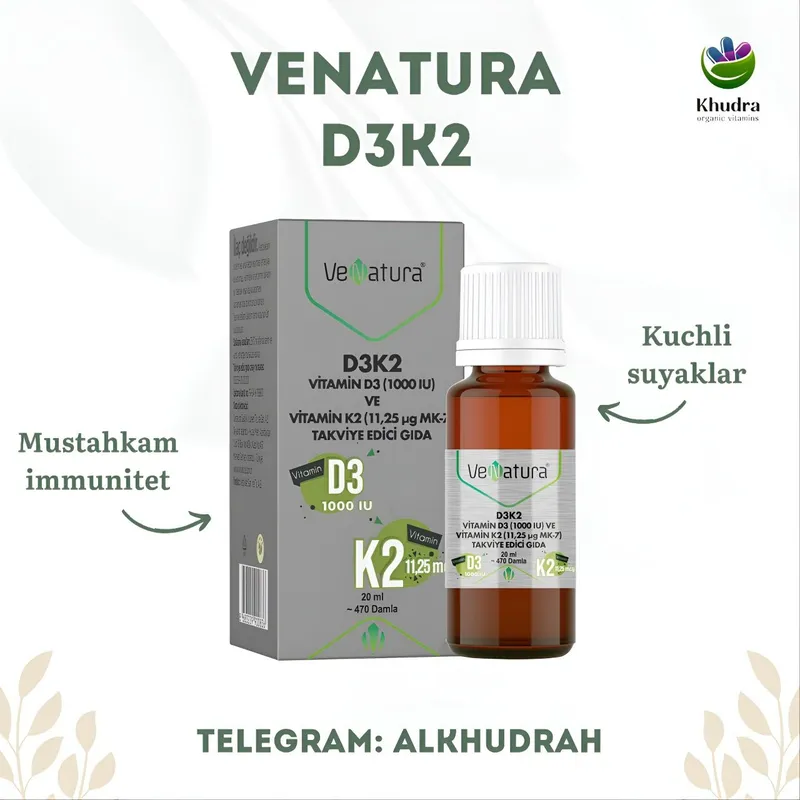 Venatura D3K2 ( Венатур Д3К2) Venatura D3K2 ( Венатур Д3К2)