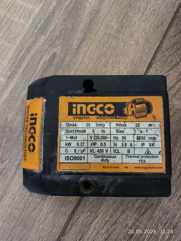 Насос для воды incco — фото 3