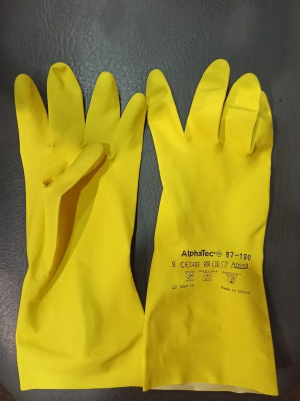 Перчатки химически стойкие AlphaTec 87-190