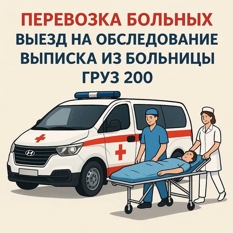 Перевозка больных, транспортировка больных, перевозка лежачих больных