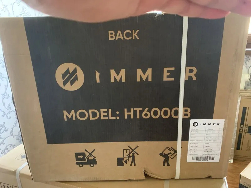 Кухонная вытяжка Immer HT6000B сенсор 1 Кухонная вытяжка Immer HT6000B сенсор 1