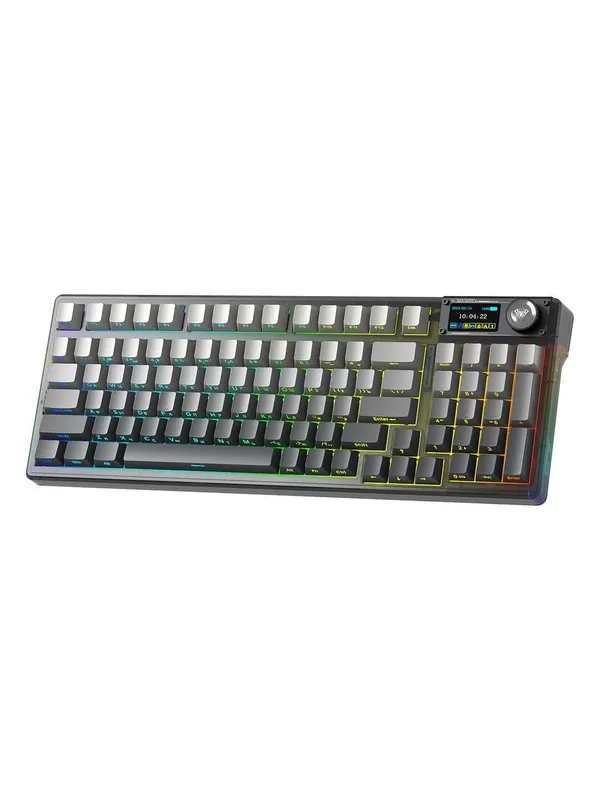 AULA F98 Pro V3, механическая клавиатура, 98%, tri-mode, RGB — фото 2