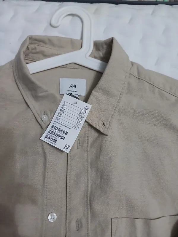 H&M оксфордская рубашка original — фото 1