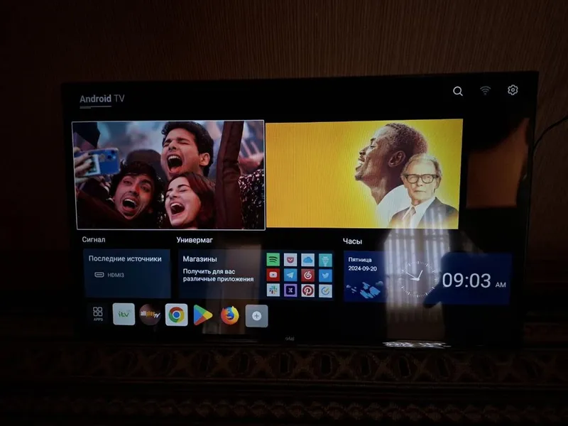 artel smart TV LED A43MF3300