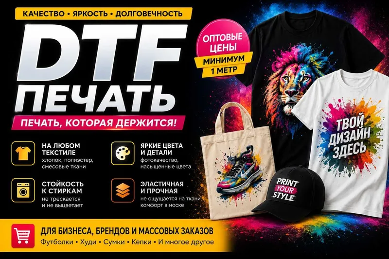 DTF-печать оптом по выгодным ценам! 2 DTF-печать оптом по выгодным ценам! 2