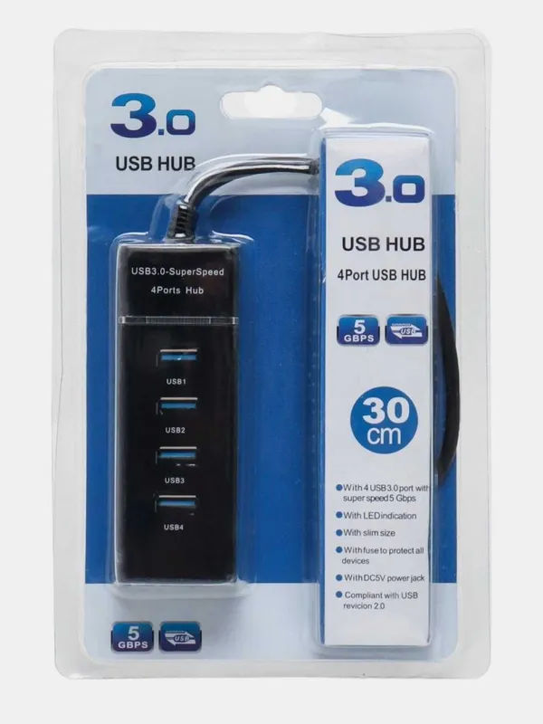 USB hub 2.0 4 port 30sm 1 USB hub 2.0 4 port 30sm 1