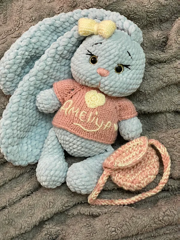 Вязаная игрушка.Именная игрушка ручной работы — фото 2