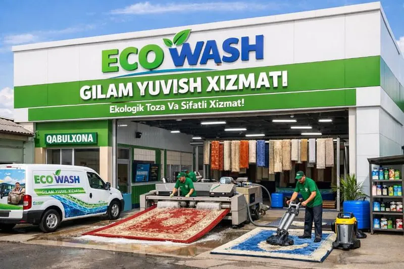 Eco wash gilam yuvish korxonasi