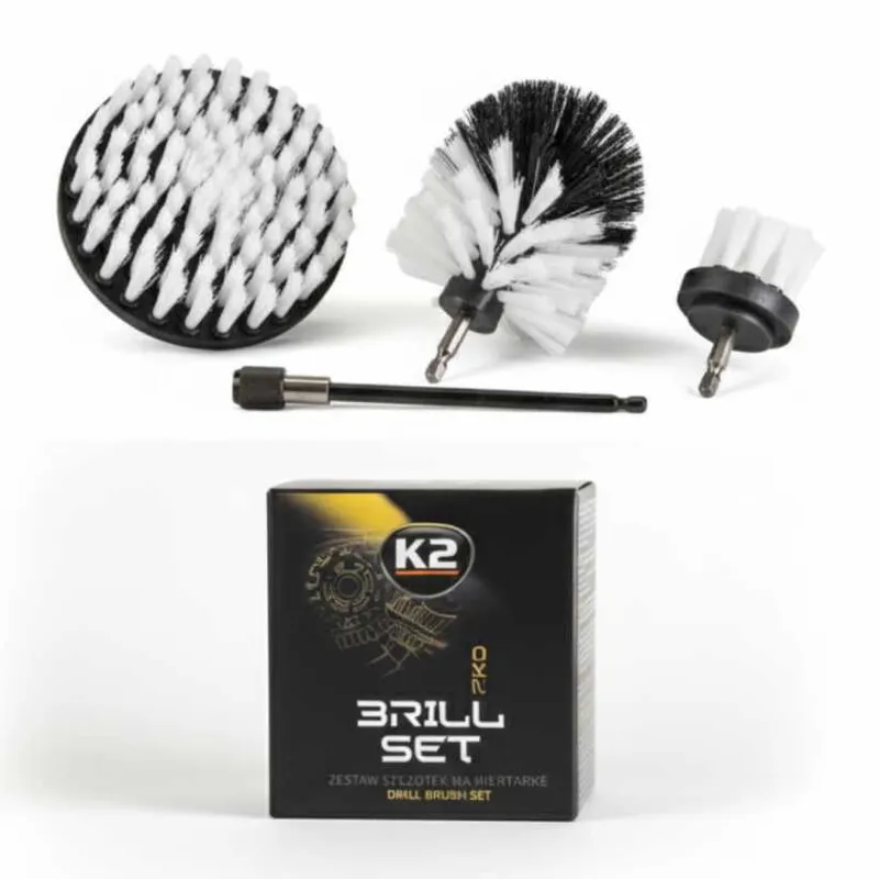 Набор щёток на дрель для детейлинга и клининга K2 BRILL SET 1