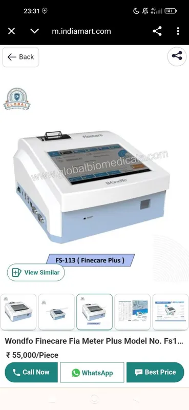 Tibbiyot diyagnitik ekispres labaratoriya aparati