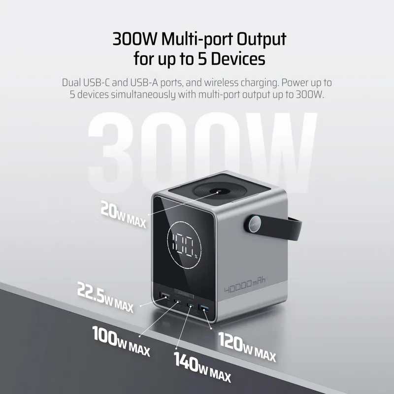 CUKTECH 30 300W 40000mAh Power quvvatlash stansiyasi 3