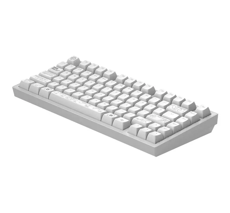 ; Механическая Клавиатура DarkProject ALU81 Terra Nova White Wireless 4