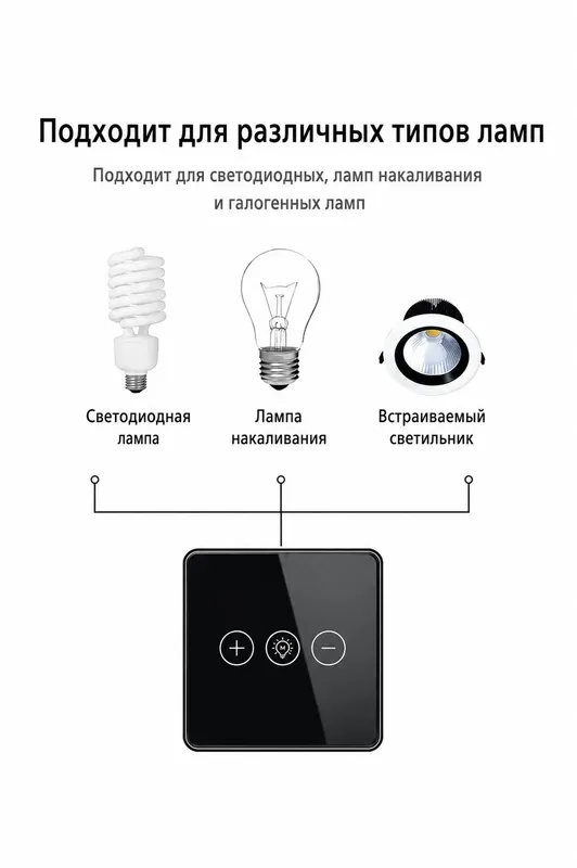 Диммер Wi-Fi умный выключатель света 2