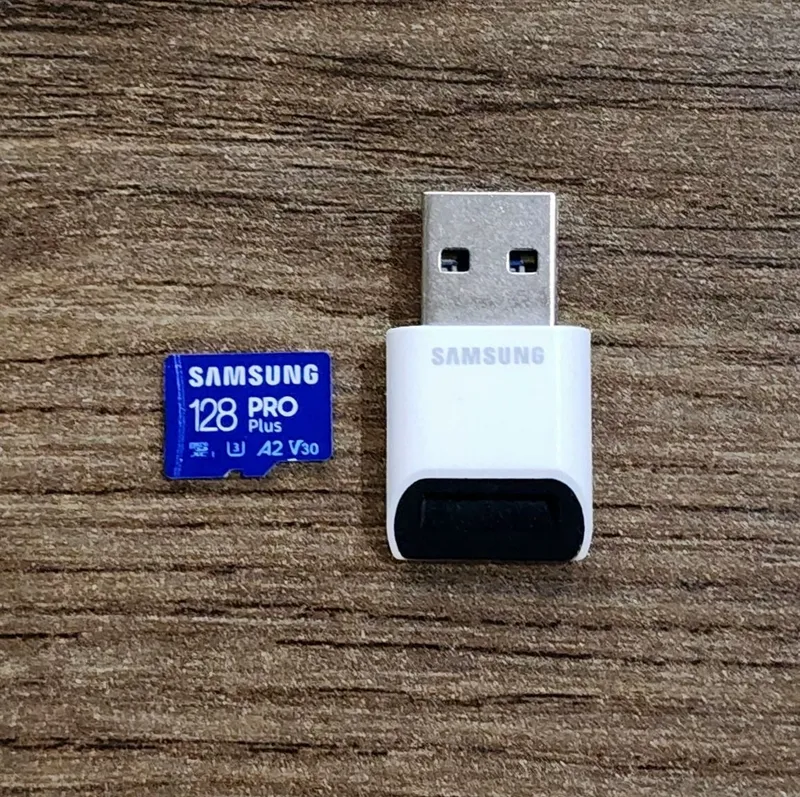 Samsung PRO Plus 128GB microSD + USB Картридер — Оригинал!