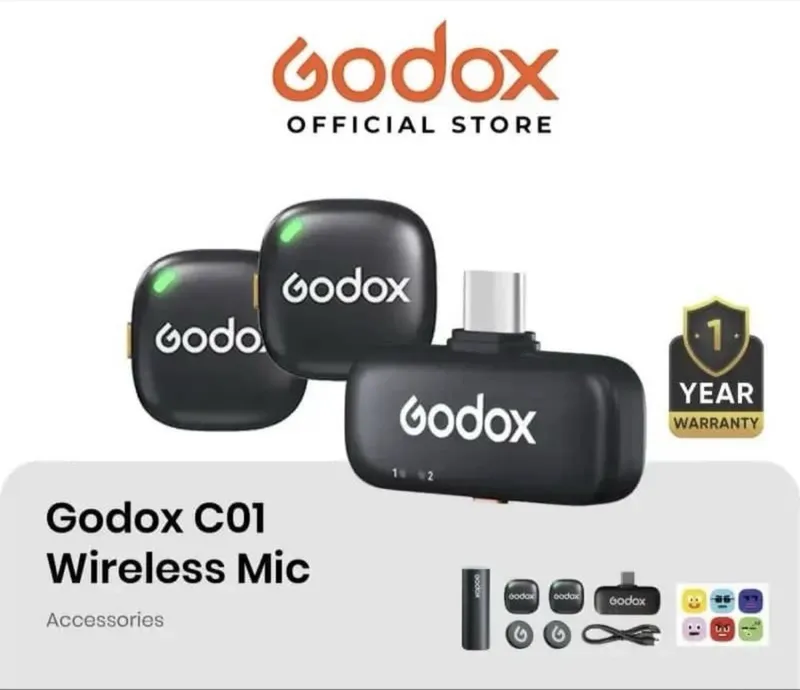 Godox c01 kit2. Петличка микрафон. Typce. Petlichka — фото 2