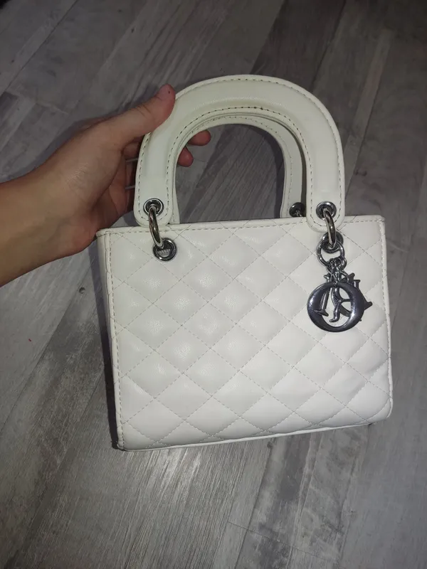 Белая сумка Dior для женщин 4