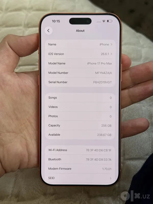 Iphone 17 pro max 256 ГБ 7 Iphone 17 pro max 256 ГБ 7