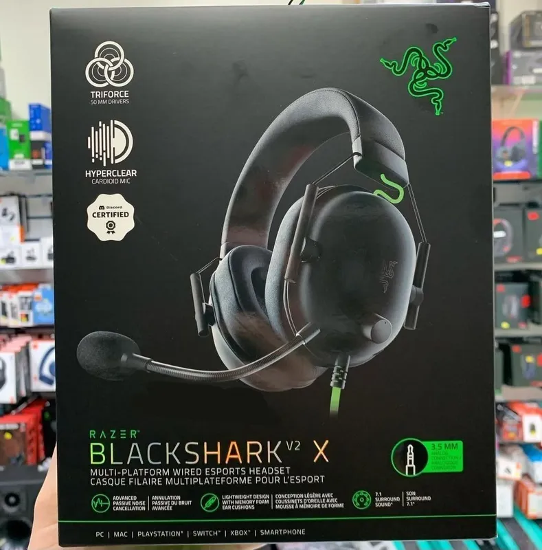 Razer Blackshark v2 x Оригинал Проводные Игровые Наушники — фото 2