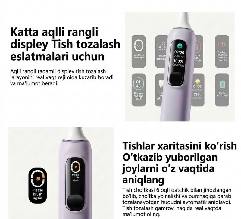 Электрическая зубная щётка Xiaomi Oscillation Electric Toothbrush Pro 4 Электрическая зубная щётка Xiaomi Oscillation Electric Toothbrush Pro 4