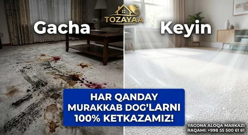 TOZAYAA - Toshkentda premium gilam yuvish xizmati \ Премиум стирка 4 TOZAYAA - Toshkentda premium gilam yuvish xizmati \ Премиум стирка 4