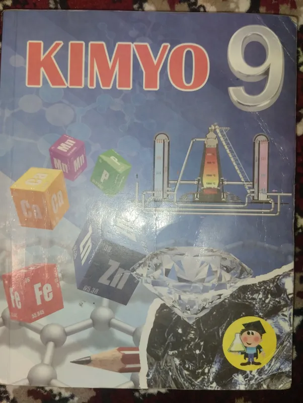 Kimyo fanidan 8-9- sinf kitoblari