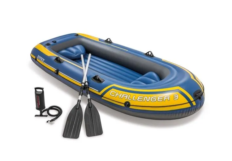 Надувная лодка Intex Challenger 3 Set 68370 для 3 человек