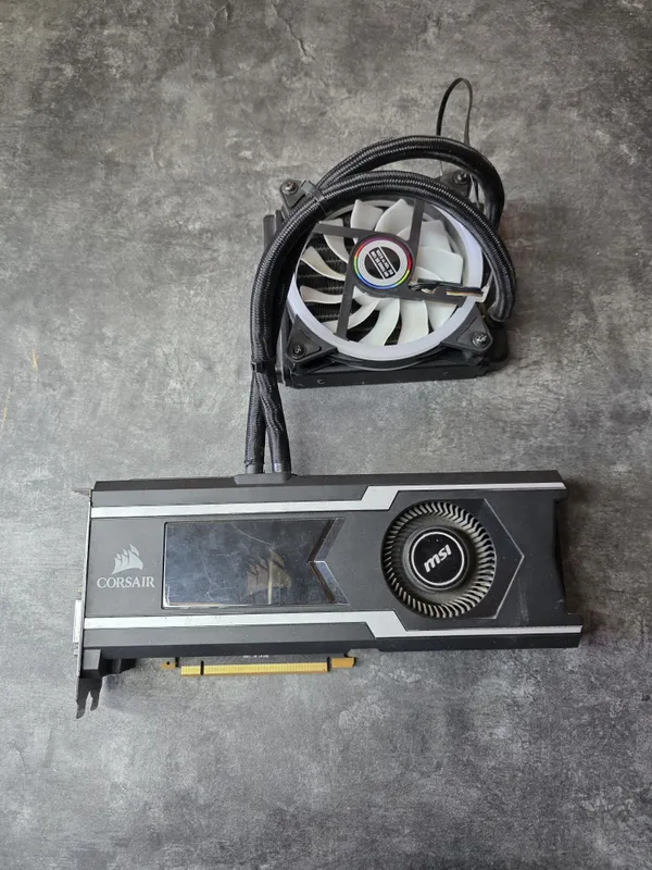 Видеокарта MSI GeForce GTX 1080 Ti Sea Hawk X. Возможен обмен. Доставк