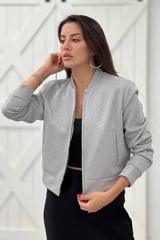 Легкий куртка-бомбер от zara