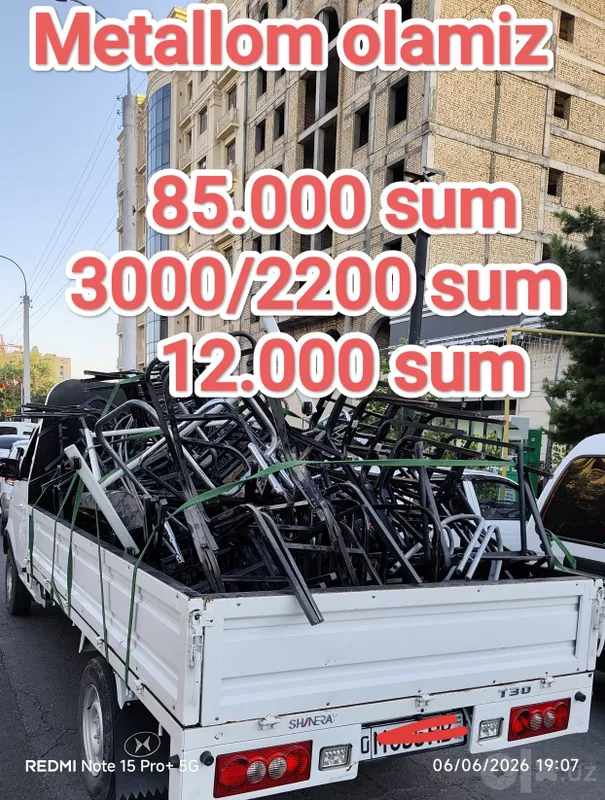 Металлом Metalom7000soʼmТошкент шахри бойлаб металлом олиб кетамиз 24 1 Металлом Metalom7000soʼmТошкент шахри бойлаб металлом олиб кетамиз 24 1