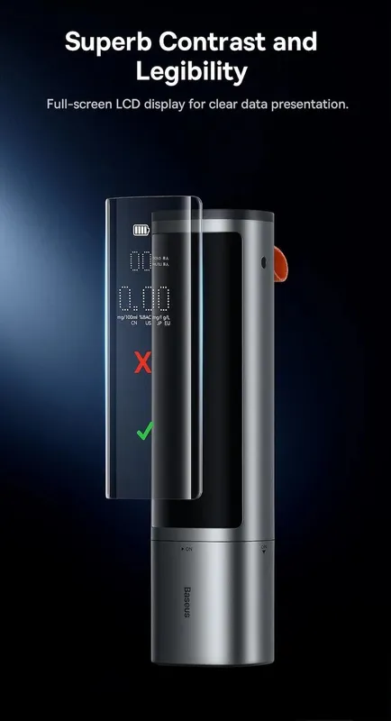 Алкотестер Baseus Safe Journey Pro — фото 2