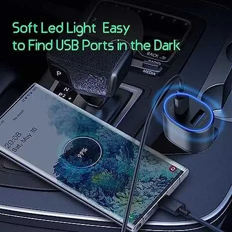 Samsung Super Fast Dual (45W+15W) Автомобильное зарядное устройство — фото 1
