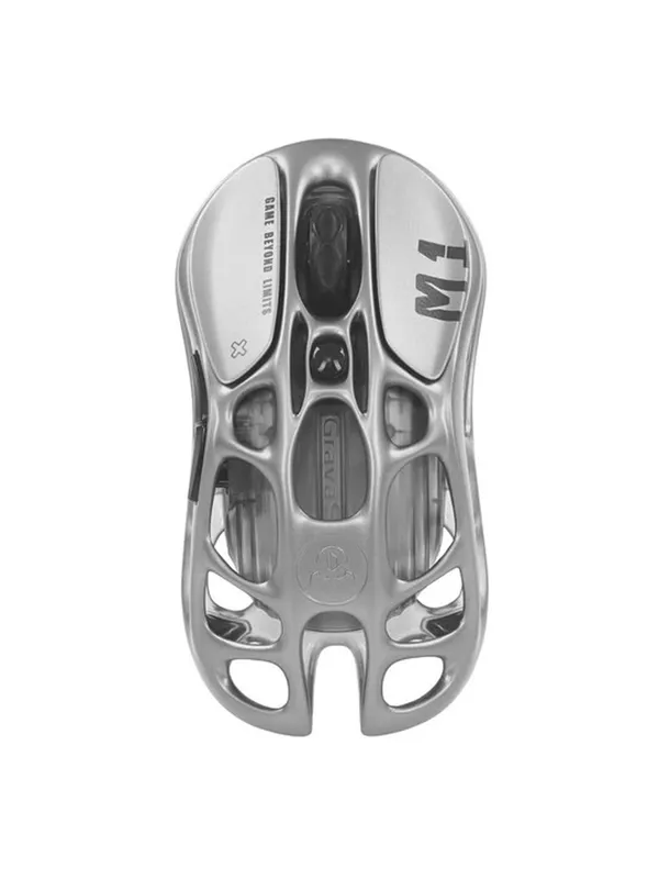 Игровая беспроводная мышь GravaStar Mercury M1 Pro, BT/WL/USB-A, RGB, Gunmetal Gray — фото 6