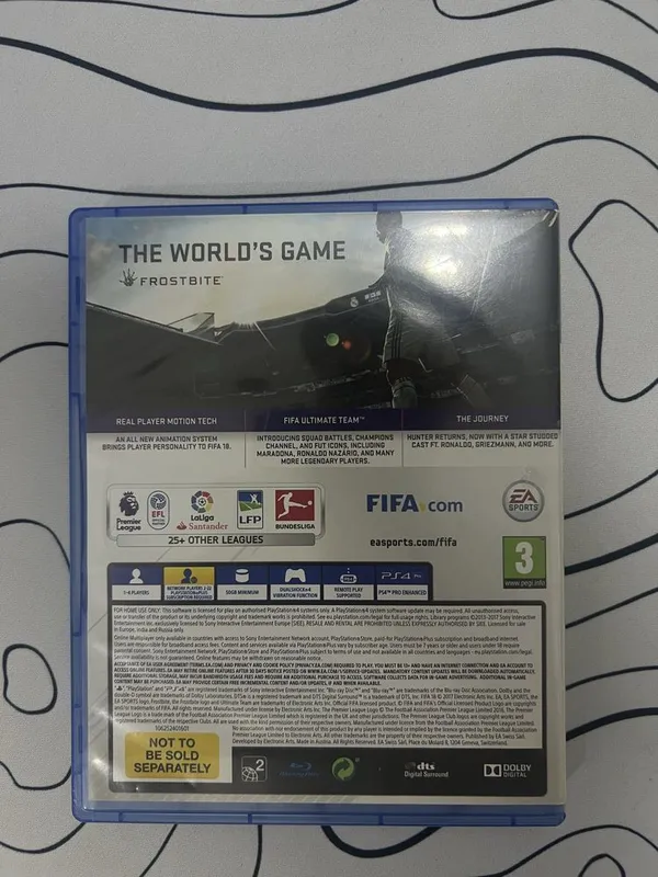 Игра на ps4 “fifa 18” — фото 1