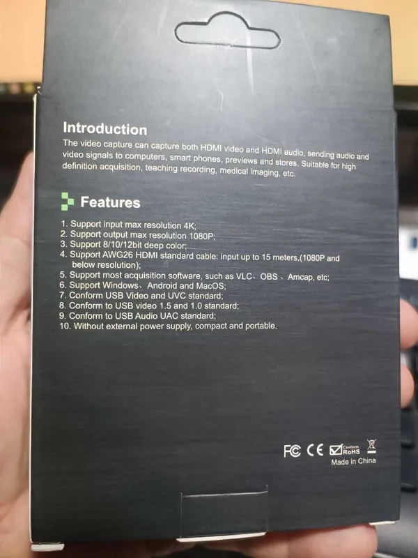 Карта видео захвата HDMI к USB 3.0 FullHD 1080p. HDMI to USB Video cap — фото 1